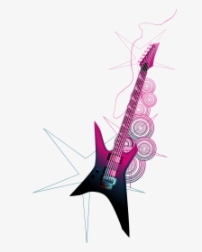 Transparent Guitar Clip Art - Electric Guitar Artwork Png, Png Download, Free Download