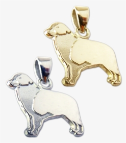 Australian Shepherd Charm Or Pendant In Sterling Silver - Bull Terrier, HD Png Download, Free Download