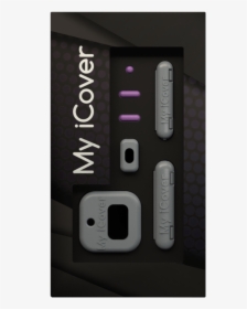 Iron Gray Base With Purple Iris Insert My Icover Accessory - Gadget, HD Png Download, Free Download