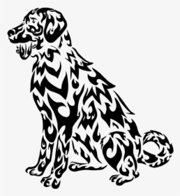 Dog Breed Dalmatian Dog Labrador Retriever Australian - Tribal Labrador Tattoo Designs, HD Png Download, Free Download