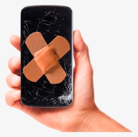 Why Us - Cracked Screen Phone, HD Png Download, Free Download