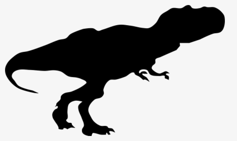 Tyrannosaurus Rex Silhouette - T Rex Dinosaur Silhouette, HD Png Download, Free Download