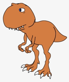 Tiranosaurio Rex Clip Arts - T Rex Cartoon Head, HD Png Download, Free Download