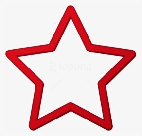 Free Png Download Red Star Border Frame Png Clipart - Transparent Blue Star Png, Png Download, Free Download