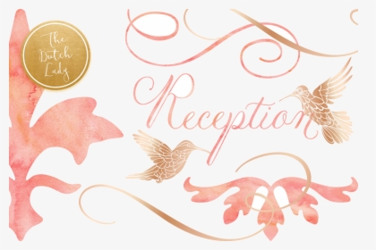 Wedding Elegant Clipart Rose Gold By The Dutch Lady - Coin, HD Png Download, Free Download