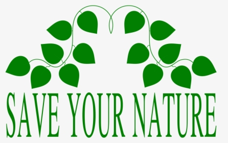 Plant,grass,leaf - Save Nature Logo Png, Transparent Png, Free Download