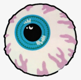 Stickers Eyes Blue Vintage - Eyeball Sticker, HD Png Download, Free Download
