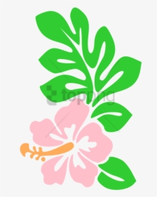 Free Png Hawaii Flower Cartoon Draw Hawaiian Flowers - Cartoon Hawaii Flower Drawing, Transparent Png, Free Download