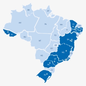 Brazil Electoral Map 2018, HD Png Download, Free Download