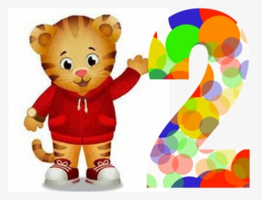 Dad Of The Birthday Boy Tiger Daniel Png - Daniel Tiger Holding Balloons, Transparent Png, Free Download