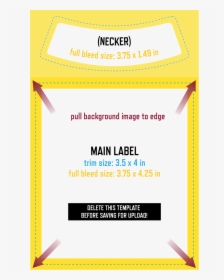 Wine Bottle Label Template Size, HD Png Download, Free Download