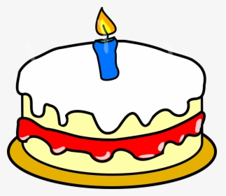 First Birthday, Cake, Candle, Celebration, Party, Food - Cake Cliparts, HD Png Download, Free Download