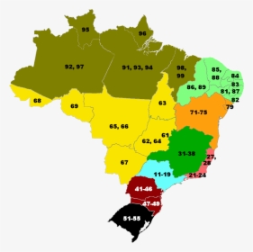 Brazil Area Code Ranges - Literacy Rate In Brazil, HD Png Download, Free Download