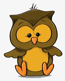 Owl Cartoon Png - Owl Bird Cartoon Png, Transparent Png, Free Download