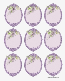 Sheet Of Lilac Tags Recortes, Imprimibles, Etiquetas - Lavender Printable Gift Tags, HD Png Download, Free Download