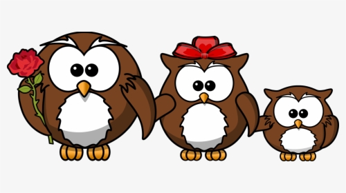 Owl,wildlife,snout - Animal Family Clipart, HD Png Download, Free Download