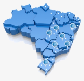 Mapa Do Brasil Moderno, HD Png Download, Free Download