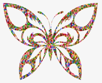 Colors Clipart Transparent - Red Butterfly Clipart Red Transparent Background, HD Png Download, Free Download