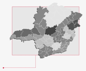 Transparent Mapa Do Brasil Png - Mapa Do Leste De Minas, Png Download, Free Download