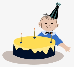 Birthday Boy Cake Free Picture - Baby Boy Birthday Png, Transparent Png, Free Download