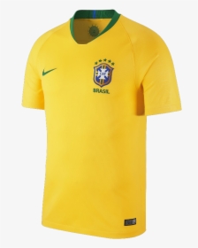 Brazil World Cup 2018 Home Jersey"  Title="brazil World - Brazil Soccer Jersey 2018, HD Png Download, Free Download