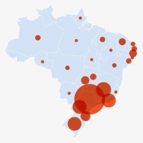 Enter Image Description Here - Mapa Coworking Brasil, HD Png Download, Free Download