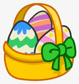 Easter Egg Basket Cartoon, HD Png Download, Free Download