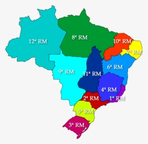 Regiões Militares - Epidemiologia Da Anemia Falciforme Brasil, HD Png Download, Free Download