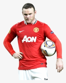 Football Player Png - Manchester United Player Wayne Rooney, Transparent Png, Free Download
