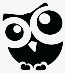 Free Clipart Of A Curious Owl Black White - Owl Clip Art Free Black And White, HD Png Download, Free Download