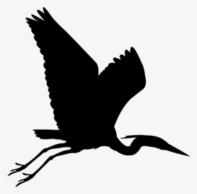 Blue Heron Silhouette, HD Png Download, Free Download
