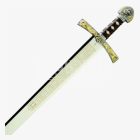 Gold And Silver King Richard The Lionheart Sword By - Gold And Silver Sword, HD Png Download, Free Download