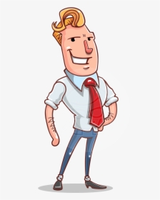 Vector Businessman Cartoon Character Design - Animation Character Design Pack, HD Png Download, Free Download