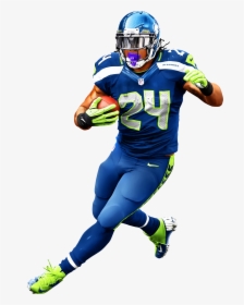 American Football Player Png Image - Marshawn Lynch Png, Transparent Png, Free Download