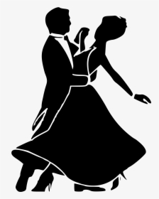 People Dancing Silhouette Png - Silhouette Ballroom Dance, Transparent Png, Free Download