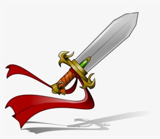Sword Clip Art Free - Fantasy Sword Clipart Png, Transparent Png, Free Download