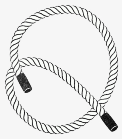 Black And White Rope Icon - Circle, HD Png Download, Free Download