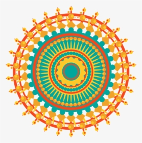 Mandala, Geometric, Design, Pattern, Shapes - Federal Reserve Seal L, HD Png Download, Free Download