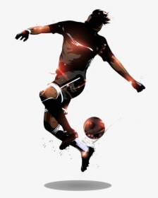 Player Soccer Abstract, HD Png Download, Free Download