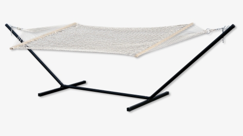 White Cotton Rope Hammock With Stand - Coffee Table, HD Png Download, Free Download