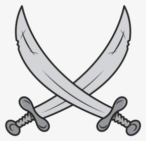 Pirate Swords Png Clipart , Png Download - Два Меча, Transparent Png, Free Download