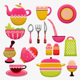 Transparent Pots And Pans Clipart - Kitchen Items Vector, HD Png Download, Free Download