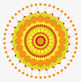 Mandala Swirl Geometric Free Picture - Corazones Decorados San Valentin, HD Png Download, Free Download