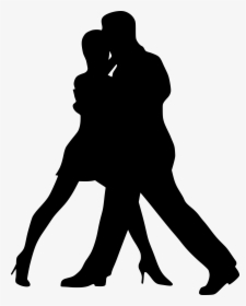 Clipart Dance Couple Dance - Png Silhouette Ballroom Dancers, Transparent Png, Free Download