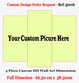Customized 3 Pc Canvas Wall Frame - Parallel, HD Png Download, Free Download