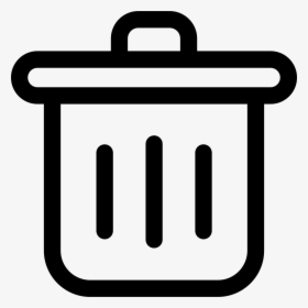 Delete, Garbage, Remove, Trash, Trash Can Icon - Delete Icon White Png, Transparent Png, Free Download