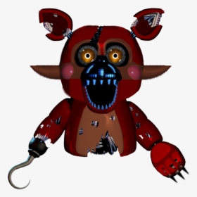 Puppet Nightmare Foxy By Pkthunderbolt100 - Fnaf Foxy Hand Puppet, HD Png Download, Free Download