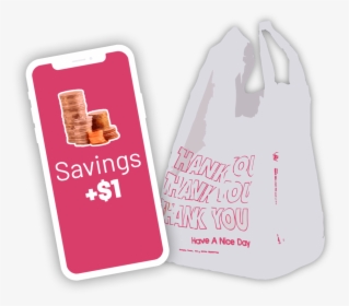 Saving Grifin Invest Save Fintech $1up Roundup - Bag, HD Png Download, Free Download