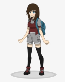 Pokemon Girl Png - Pokemon Trainer Girl Png, Transparent Png, Free Download