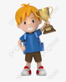 Trophy Clipart Kids - Kids Trophy Png, Transparent Png, Free Download